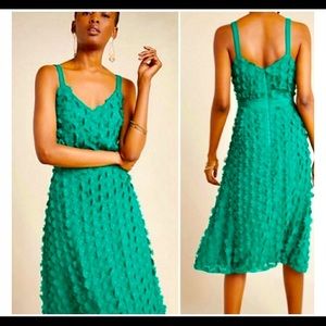 Anthropologie dress with floral embellishment